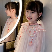 Girl Princess Dress 2022 New Woman Treasure Spring Clothing Web Yarn Super Fairy National Wind Small Lunar Rabbit Spring Summer CUHK Tong Lian dress