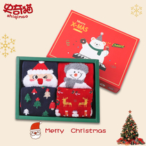 Christmas Socks Women Lovers Gift Boxes PURE COTTON AUTUMN WINTER SANTA CHRISTMAS GIFTS NEW YEAR RED LONG BARREL SOCKS