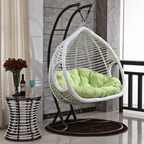 Double-pole hanging chair Birds Nest home double hanging basket rattan chair rocking chair cradle outdoor balcony hanging orchid chair leisure autumn