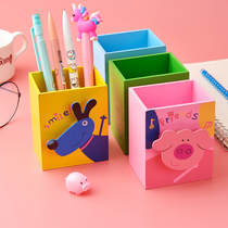 Creative wooden pen holder Cute school supplies Children birthday gifts Kindergarten gifts for primary school students prizes wholesale