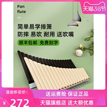 Drab Instruments Children Professional Whistling Beginnics 16 18 18 Tubes 32 Tubes Practice Adults Play Double Row Blow Mouth CG Tune