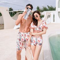 Couples 2021 swimsuit new summer fashion bikini split color long skirt thin seaside resort hot spring