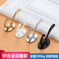 American clothes hook single black clothes Nordic shoe cabinet entrance adhesive hook single hook Wall Wall coat hook