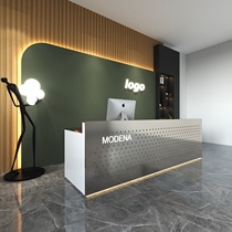 Stainless steel cashier counter Simple modern light luxury bar table Restaurant bar Milk tea shop bar corner customization