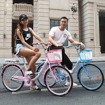 Bicycle female lightweight adult to work labor-saving bicycle City retro lightweight adult male and female student lady car