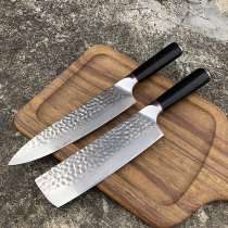 Damascus steel knife Japanese-style professional chef knife Household meat cleaver kitchen knife VG10 pattern steel side dish knife