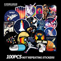 Cosmic Discovery Sticker Guitar Suitcase Waterproof Sticker Space NASA Tide Brand Sticker
