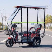 Electric Tricycle battery car shed thickened windshield full surround leisure minibus transparent shelter