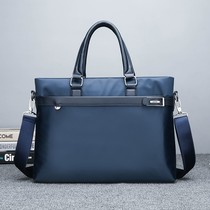 Mens Hand bag Oxford Canvas Large Capacity Shoulder Bag Business Crossbody Mens Briefcase Crossbody Male Briefcase Rim 14 inch Computer Bag