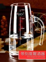 Liquor dispenser red wine decanter home wine bottle glass European style personalized wine set with scale