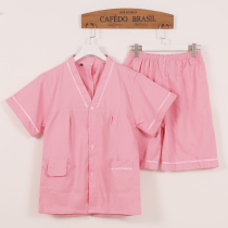 New moxibustion clothing cotton front and back open buckle men and women massage clothing physiotherapy clothing health clothing massage cupping clothes