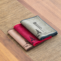 Thickened tea towel Tea cloth absorbent Zen square fine fiber cloth Tea tray accessories Tea set special towel rag