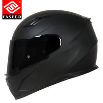 FASEED motorcycle helmet men and women locomotive full helmet 816 electric Bluetooth retro helmet 3C racing winter