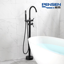 Basin Mori full copper bathtub tap floor-type tap toilet cylinder edge hot and cold tap suit shower shower shower