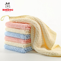  Babu bean baby towel antibacterial and anti-mite baby small square towel newborn face towel saliva towel is super soft than pure cotton