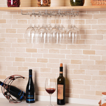 Rich wine glass rack hanging upside down 304 stainless steel European wine wine hanging glass shelf wine cabinet ornaments