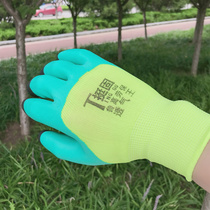 Special protective gloves for gardening wear-resistant non-slip planting change basin change soil latex rubber thickened for unisex household use