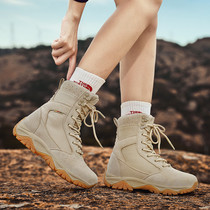 Foreign trade mountaineering shoes women waterproof non-slip desert boots men lightweight wear-resistant outdoor travel climbing mountain hiking boots for women