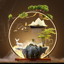 Flow water to make money wealth ornaments home creative fountain living room office desktop housewarming new home opening gifts