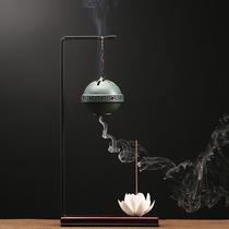 New Chinese creative back incense burner hanging stove ornaments office porch home sandalwood incense Zen line incense stove
