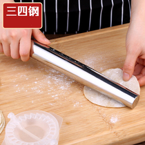 304 stainless steel rolling pin household small rolling noodle baking tool household dumpling skin rolling noodle stick rolling noodle stick