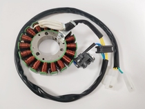 Applicable GN125 GS125 Suzuki Prince diamond Leopard HJ125K Suzuki Wangchong wire coil magneto stator