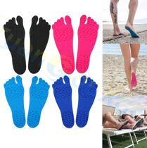 Black technology invisible shoes Invisible slippers Invisible for high shoes mat Bare feet insole Heat insulation foot stickers Sports outdoor