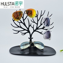 Personality tree hanging sunglasses display stand creative sun glasses shelf storage window decoration display props
