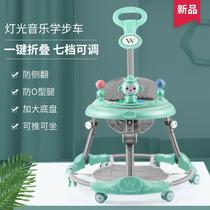 Learn walking car anti-type leg baby multifunction anti-side trolley baby can take a pushchair bike start car