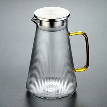 World Cup cold kettle glass kettle household teapot heat-resistant high-temperature large-capacity cold white water cup set cool kettle