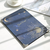 Sign in this business signature book marriage student union title book thin full moon gift book starry sky series trembles