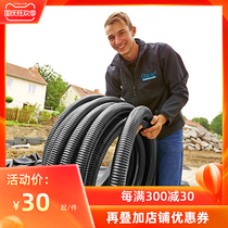 Ou Arthur fish pond filter inlet and outlet pipes 6 minutes 1 1 5 2 inch outdoor water pump black spiral hose