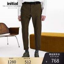 initial21 spring and summer new three-dimensional cutting versatile two-color casual trousers mens 21SPPMMCXX085