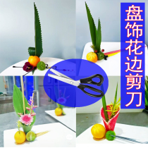 Triangle pattern scissors plate lace fabric sawtooth ripple cut art handmade DIY stainless steel kitchen tools