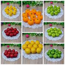 New product simulation apple pear lemon sugar orange model good quality simulation fruit and vegetable food mold to play at home