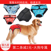 Pet dog pants menstrual pants golden hair Aunt Labrador pants big dog sanitary pants estrus pants