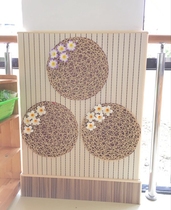 Kindergarten decoration pendant hanging roof decoration material Indoor and outdoor corridor handmade paper rope woven charm combination