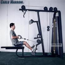 Sitting high and low pull all-in-one commercial fitness equipment high pull back rowing back multifunctional gym trainer