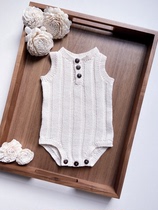 Henri one-piece clothes baby climbing Rod Pin Letter Weaving Notes Diagrams Unfinished Product