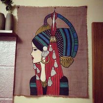 Guizhou batik painting cloth art painting ethnic style bar restaurant homestay decoration cloth ethnic style hanging cloth background cloth