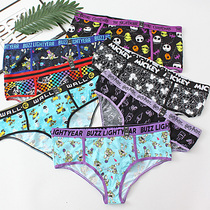 350 kg fat cotton comfortable printing cartoon with M triangle pants in Europe and the United States
