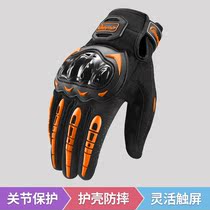 Motorcycle gloves Winter Riding plus velvet warm rainproof windproof waterproof and drop-proof mens touch screen locomotive four seasons
