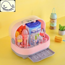 Bottle tableware storage box Baby special baby storage box Storage rack Large storage box with lid Drying rack