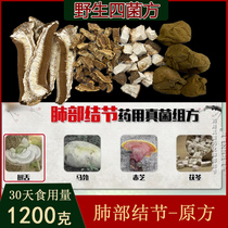 Lung nodules and nodules eliminate wild Ganoderma lucidum Chinese Herbal medicine Tree tongue and Poria Mab four bacteria square fungus soup 1200g