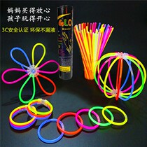 Yingguang Color Stick Fluorescent Stick Dancing Night Light Silver Strips Clothes Luminous Bracelet Headwear Birthday Party Childrens Toys