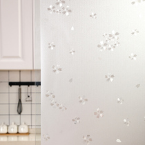 Korean pastoral glass film window stickers flower window paper childrens bedroom window stickers transparent opaque