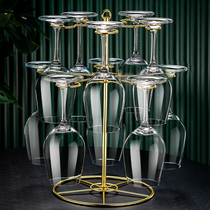 Wine glasses rack household goblet rack light luxury high-end upside-down wine glass shelf pendulum hanging hanging wine rack