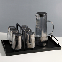 Nordic water cup set Glass Kettle tea cup tea set home living room light luxury Cup cup water set