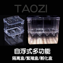 Aquarium fish tank self-floating multifunctional isolation box breeding box incubator box small fish multi-province
