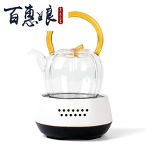 Baihui Niang cool summer black tea tea fruit tea tea boiler electric pottery stove heat-resistant glass